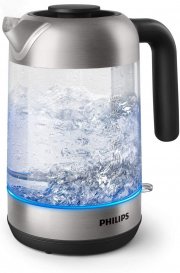 Philips HD9339/80 1,7 Liter Glas Wasserkocher mit LED-Beleuchtung
