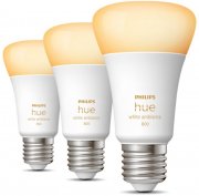Philips Hue LED Leuchtmittel 3er-Set White Ambiance dimmbar warmwei&szlig;-kaltwei&szlig;