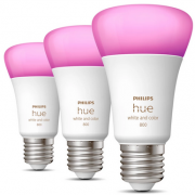 Philips Hue LED Leuchtmittel 3er-Set White & Color Ambiance RGBW