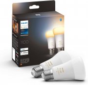 Philips Hue White Ambiance E27 Doppelpack kompatibel mit Amazon Alexa