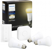 Philips Hue White Ambiance Starter Kit mit 3 x E27 LEDs + Dimmschalter + Bridge