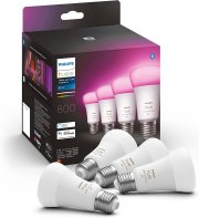 Philips Hue White & Col. Amb. E27 Viererpack 4x570lm 60W