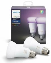 Philips Hue White und Color Ambiance E27 LED Lampe Doppelpack