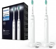 Philips HX3675/13 Sonicare 3100 Series elektrische Zahnb&uuml;rste mit Schalltechnologie im Doppelpack