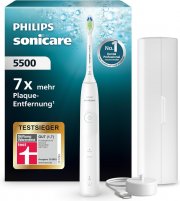 Philips HX7110/02 Sonicare 5500 elektrische Schallzahnb&uuml;rste mit 2 Putzmodi und Andruckkontrolle