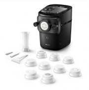 Philips Nudelmaschine HR2665/96 (Schwarz) mit 10 Scheiben/Aufs&auml;tzen (200 W)
