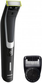 PHILIPS OneBlade Pro QP6510/30 Trimmer Rasierer mit Pr&auml;zisionskamm f&uuml;r 12 L&auml;ngen