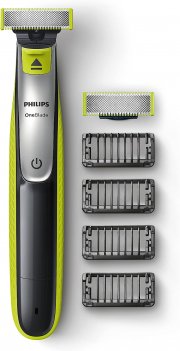 Philips OneBlade QP2530/30 Elektrorasierer mit 2 Klingen und 4 Trimm-Aufs&auml;tzen