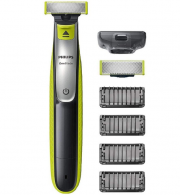 Philips Oneblade QP2530/30 zum Trimmen, Stylen und Rasieren inkl. 4 Trimmeraufs&auml;tze