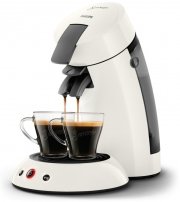 PHILIPS Original Senseo HD6553/12 Kaffeepadmaschine wei&szlig;