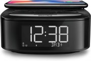 Philips R7705/10 DAB+/UKW Digitalradio Bluetooth Radiowecker mit USB und Qi-Ladepad