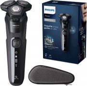 PHILIPS S5588/30 Shaver Series 5000 Elektrischer Nass- und Trockenrasierer mit SkinIQ-Technologie
