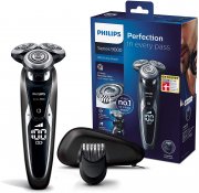 Philips S9721/41 Elektrischer Nass-und Trockenrasierer Series 9000 mit V-Track-Pro-Klingen