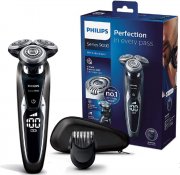 Philips S9721/41 Elektrischer Nass-und Trockenrasierer Series 9000 mit V-Track-Pro-Klingen