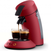 Philips Senseo Original Plus CSA210/91 Dark Red Kaffeepadmaschine mit Crema-Plus-Funktion