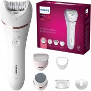 Philips Series 8000 BRE740/10 Epilierer mit Nass- und Trockenfunktion inkl. 9 Aufs&auml;tze