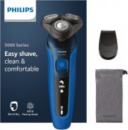 Philips Shaver Series 5000 S5466/18 Nass- und Trockenrasierer mit SteelPrecision-Schersystem