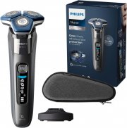 Philips Shaver Series 7000 S7887/35 Nass- und Trockenrasierer mit Trimmer, Ladestation & Reiseetui