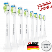 Philips Sonicare Ersatzb&uuml;rsten DiamondClean HX6068/26 &ndash; 8er Pack, Wei&szlig; f&uuml;r 31,25&euro; statt 46,99&euro;
