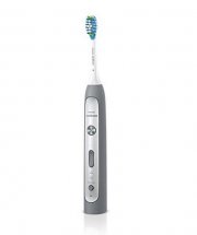 Philips Sonicare Flexcare Platinum HX9111/21 Schallzahnb&uuml;rste grau, wei&szlig; (Akku, Li-Ion, Status)