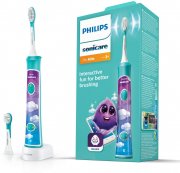 Philips Sonicare For Kids HX6322/04 Elektrische Zahnb&uuml;rste mit Schalltechnologie f&uuml;r Kinder