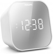 Philips TAR4406/12 Wecker mit Radio und verspiegeltem Display