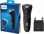Philips Trocken- & Nassrasierer S3233/52 mit PowerCut-Klingen und ausklappbarem Pr&auml;zisionstrimmer