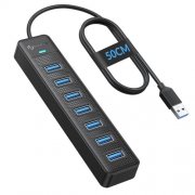 PHIXERO 7-Port USB 3.0 Hub f&uuml;r nur 8,79&euro;