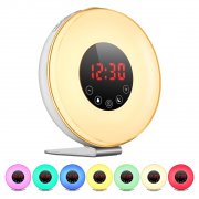 PICTEK Wake Up Lichtwecker mit Sonnenaufgang Simulation und FM Radio