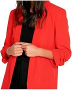 PIECES Blazer 3/4 &Auml;rmel in Rot f&uuml;r 27,99&euro;
