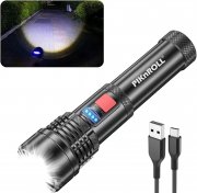 PIKnROLL aufladbare 10000 Lumen Taktische LED Taschenlampe