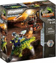 PLAYMOBIL 70626 Dino Rise Saichania: Abwehr des Kampfl&auml;ufers, Konstruktionsspielzeug