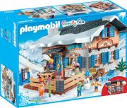  Playmobil 9280 Family Fun - Skih&uuml;tte + Skifahrer