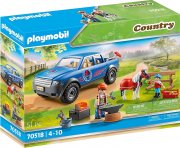 PLAYMOBIL Country 70518 Mobiler Hufschmied mit Lichteffekt