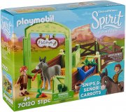 PLAYMOBIL DreamWorks Spirit Riding Free 70120 Snips & Herr Karotte