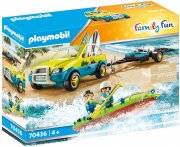 PLAYMOBIL Family Fun 70436 Strandauto mit Kanuanh&auml;nger