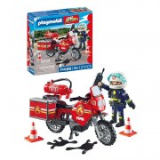 PLAYMOBIL Feuerwehrmotorrad am Unfallort f&uuml;r nur 7,59&euro;