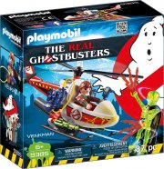 PLAYMOBIL Ghostbusters 9385 Venkman mit Helikopter & echter Wasserspritze