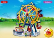 Playmobil Riesenrad mit bunter Beleuchtung 31,03&euro; zzgl. Versand.