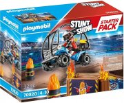 PLAYMOBIL Stuntshow 70820 Starter Pack Stuntshow Quad mit Feuerrampe