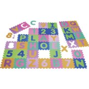 Playshoes EVA Puzzlematte 36-teilig, mehrfarbig