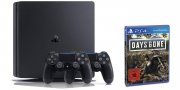 PlayStation 4 Konsole (Slim, 1TB, schwarz) inkl. Days Gone und DualShock 4 Controller