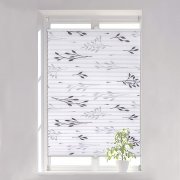 Plissee Faltrollo Klemmfix ohne Bohren 60x130 cm Grau