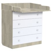 Polini Kids Baby Wickelkommode Simple 1580 wei&szlig;