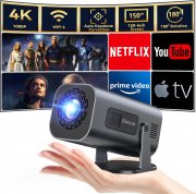 Polocsh Full HD Android11.0 WLAN Bluetooth Mini Beamer