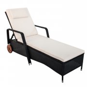 Polyrattan Gartenliege Gartenm&ouml;bel Liegestuhl Liege Strandliege f&uuml;r 89,95&euro; statt 110&euro;