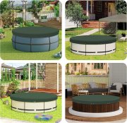 Poolabdeckung &Oslash; 305 cm f&uuml;r Rund Pools &Oslash; 244-270 cm