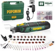 POPOMAN 8V 2.0Ah Akku Multifunktionswerkzeug mit 58 tlg. Zubeh&ouml;r