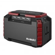 Power Station 150Wh mit 220V AC-Steckdose, 4 DC-Ports, 4 USB-Ports, LED-Taschenlampe