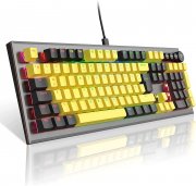PowerLead Mechanische Gaming-Tastatur mit Rainbow RGB